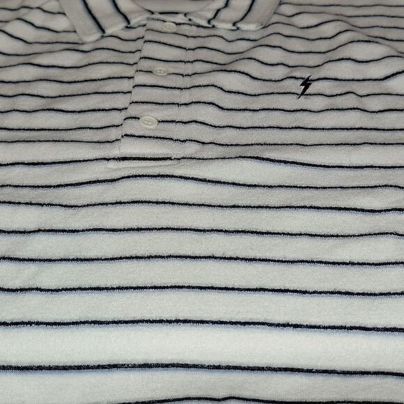 NWT Vintage Lightning Bolt A Pure Source Surf Skate Short Sleeve Terry Shirt L - Picture 3 of 8